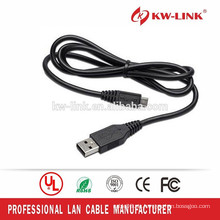 CE / ROHS / UL Genehmigung USB A zu Mini B 5Pin Sync Ladekabel für MP3 MP4 Digitalkamera Handy